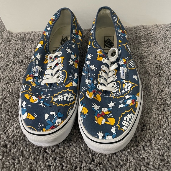 Disney Donald Duck vans size men’s 10.5 like new. Worn once. No box. - Picture 1 of 4
